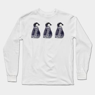 3 baby penguins Long Sleeve T-Shirt